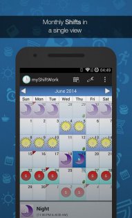 myShiftWork 7.3. Скриншот 2