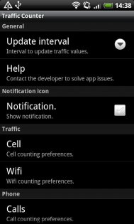 Traffic Counter 1.7.1b. Скриншот 5