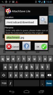 AttachSave Lite 4.0. Скриншот 1