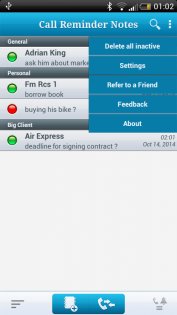 Call Reminder Notes Trial 5.0.9. Скриншот 4