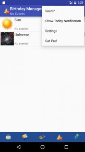 Birthday Manager 4.2.0. Скриншот 3