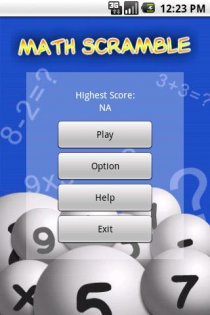 Math Scramble Free 1.05. Скриншот 1