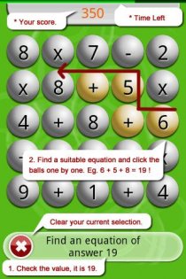 Math Scramble Free 1.05. Скриншот 2