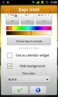 Days Until Widget 2.9.2. Скриншот 6