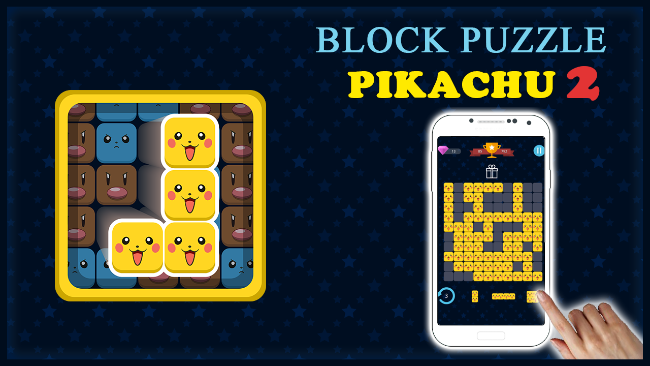 Скачать PikaBlock Puzzle 2 1.1.11 для Android