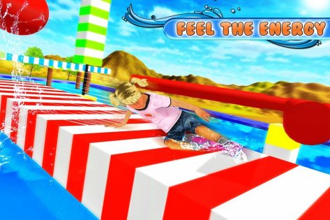 Stuntman Runner Water Park 3D 1.2. Скриншот 1