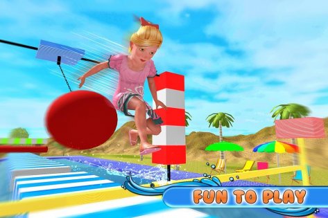 Stuntman Runner Water Park 3D 1.2. Скриншот 2