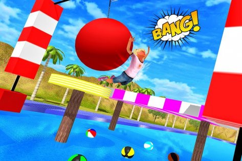 Stuntman Runner Water Park 3D 1.2. Скриншот 4