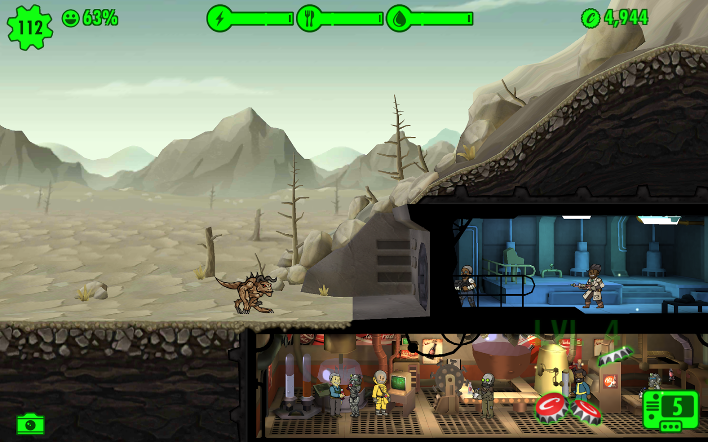 fallout shelter 1.6.1 скачать на пк