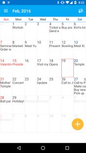 AA Calendar 2.1.1. Скриншот 1