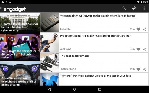 Engadget 4.0.2.5. Скриншот 8