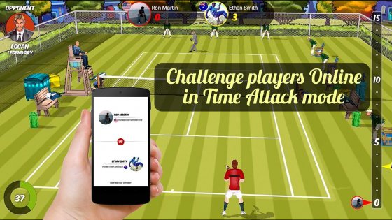 Motion Tennis 1.14. Скриншот 3