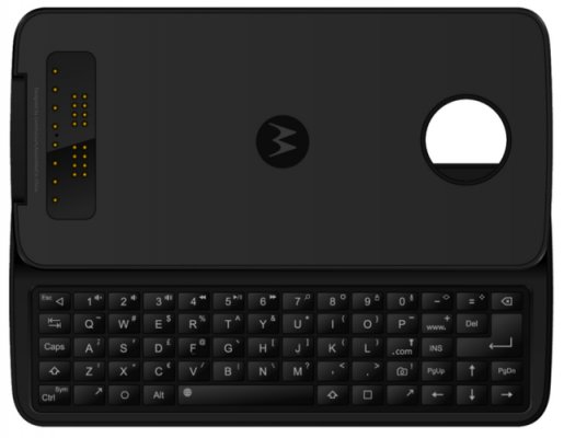 Смартфоны Moto Z получат QWERTY-клавиатуру