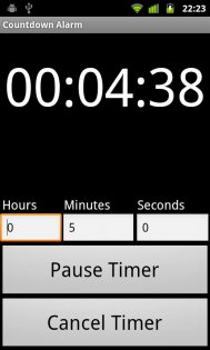Countdown Alarm++ 1.1.0. Скриншот 1