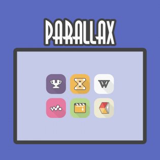 Parallax — Icon Pack 3.3. Скриншот 6