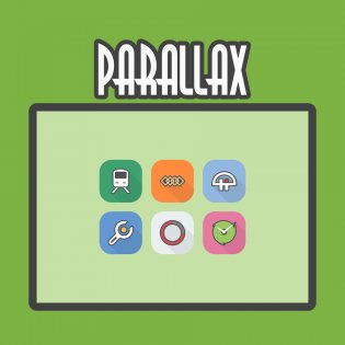 Parallax — Icon Pack 3.3. Скриншот 7