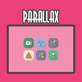 Parallax — Icon Pack 3.3. Скриншот 8