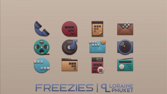 Freezies — Winter icon pack 1.1.5. Скриншот 1