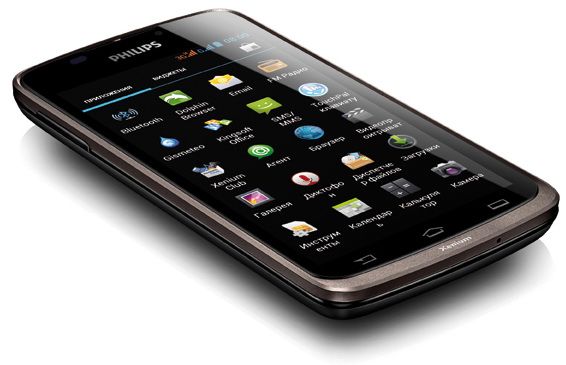 Смартфон Philips с IPS дисплеем
