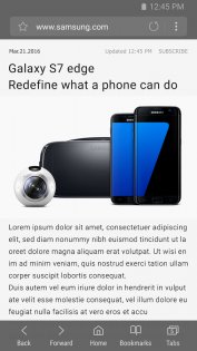 Samsung Internet Browser Beta 28.0.0.56. Скриншот 2