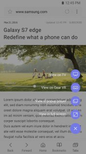 Samsung Internet Browser Beta 28.0.0.56. Скриншот 3