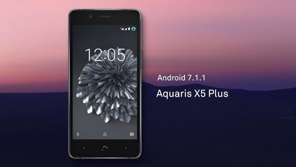 BQ Aquaris X5 Plus получает обновление Android 7.1.1 Nougat