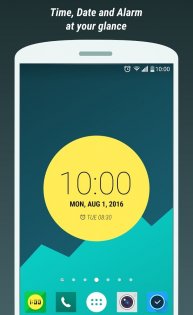 Touch Circle Clock Wallpaper + 1.5.3. Скриншот 1
