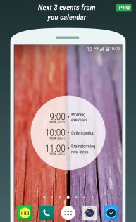Touch Circle Clock Wallpaper + 1.5.3. Скриншот 3