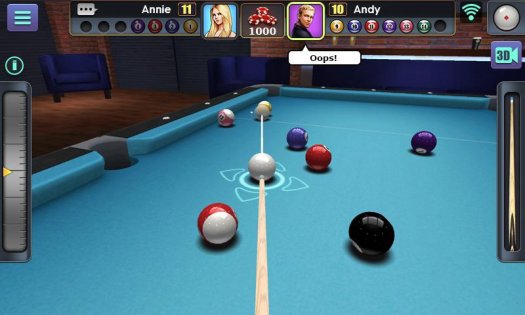 3D Pool Ball 2.2.3.8. Скриншот 2