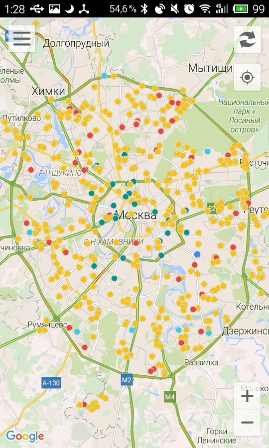 Делимобиль карта парковок московская область