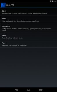 Mesh FREE Live Wallpaper 1.02. Скриншот 5