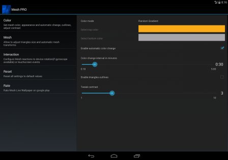 Mesh FREE Live Wallpaper 1.02. Скриншот 10