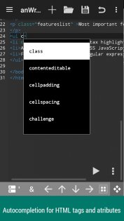 anWriter HTML editor 1.8.8.1. Скриншот 2