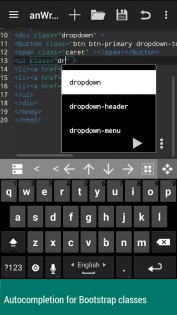 anWriter HTML editor 2.0.1. Скриншот 8