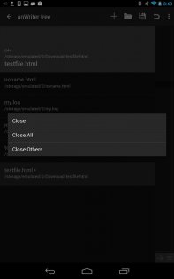 anWriter HTML editor 2.0.1. Скриншот 13