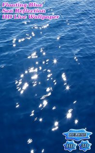 Floating Blue Sea Reflection 2.1.0. Скриншот 1