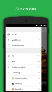 Feedly 90.0.27. Скриншот 3