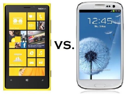 Видео: Сравнение смартфонов Nokia Lumia 920 и Samsung Galaxy S3