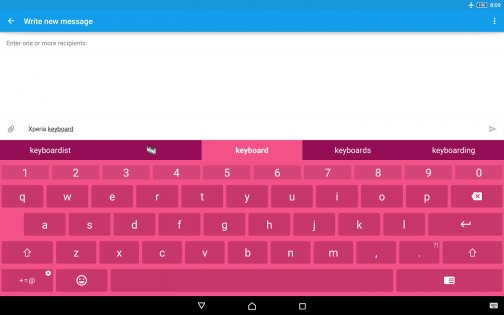 Клавиатура Xperia 8.1.A.0.12. Скриншот 5
