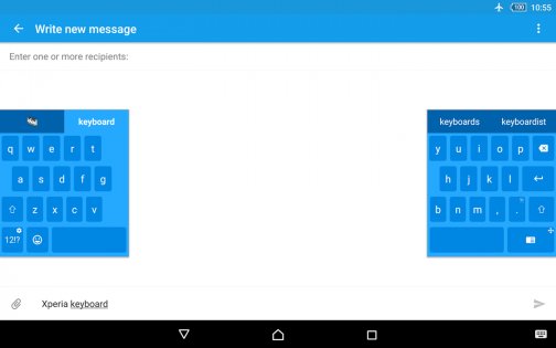 Клавиатура Xperia 8.1.A.0.12. Скриншот 7