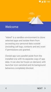 Island – среда для запуска приложений 6.4.2. Скриншот 1