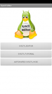 Sysctl Editor 2.0. Скриншот 1