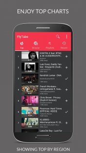 FlyTube Music 1.5.1.0. Скриншот 1