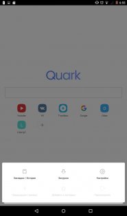 Quark Browser 6.11.2.531. Скриншот 3