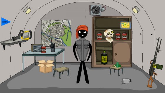 Stickman bunker 1.4. Скриншот 1