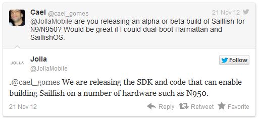 Jolla выпустит SDK и код для запуска Sailfish на сторонних устройствах