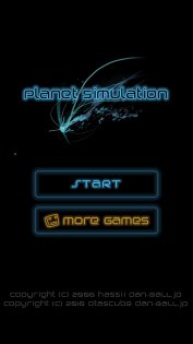 Planet Simulation 3.0.0. Скриншот 4