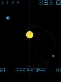 Planet Simulation 3.0.0. Скриншот 6