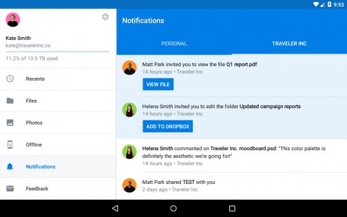 Dropbox 420.2.6. Скриншот 22