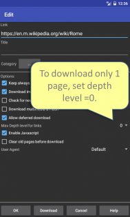 OffLine Browser 6.9. Скриншот 6